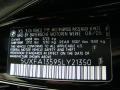 2005 BMW X5 3.0i Info Tag