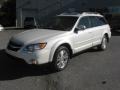 2009 Satin White Pearl Subaru Outback 3.0R Limited Wagon  photo #2