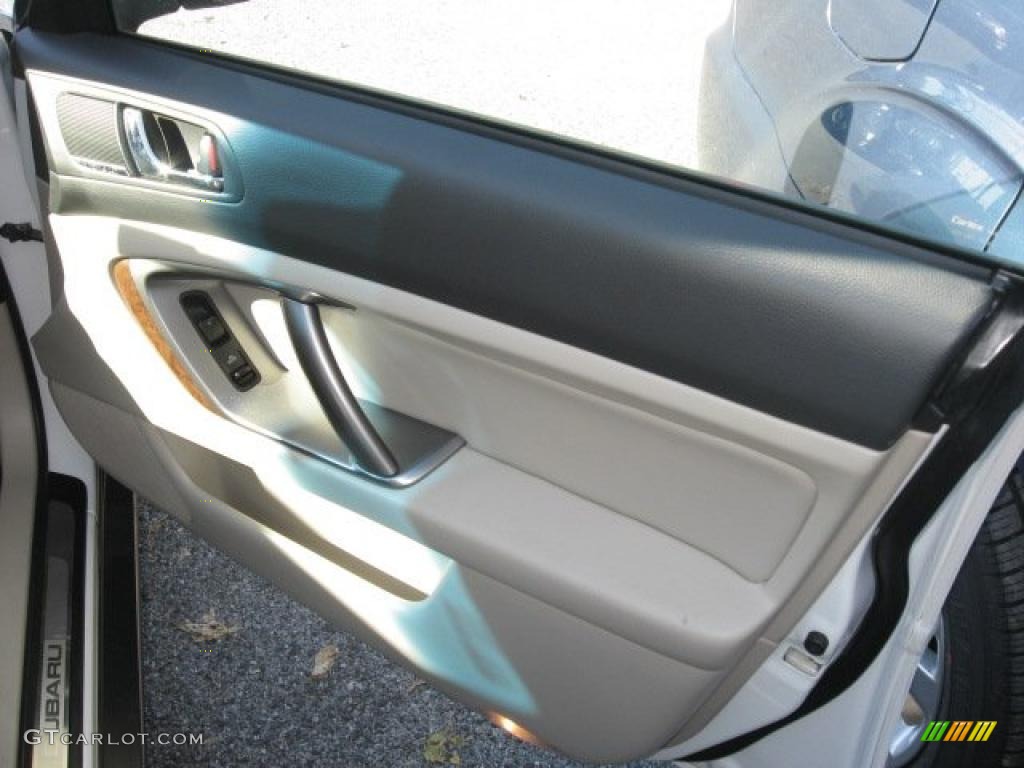 2009 Outback 3.0R Limited Wagon - Satin White Pearl / Warm Ivory photo #24