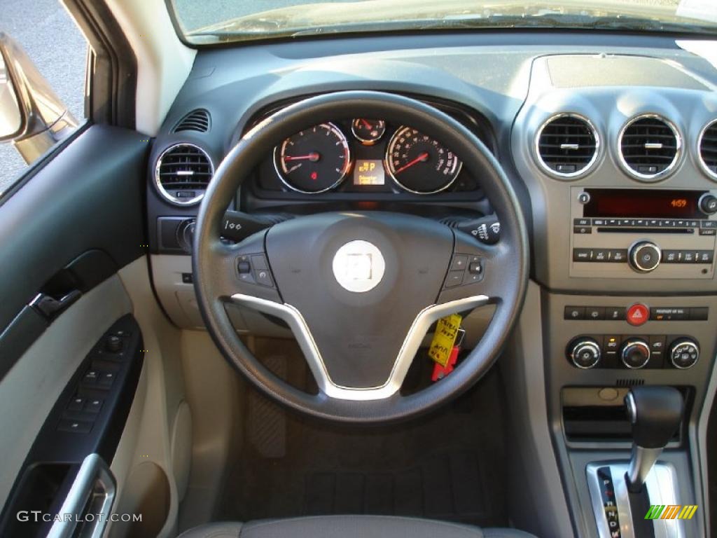 2010 Saturn VUE XE Gray Steering Wheel Photo #39898539