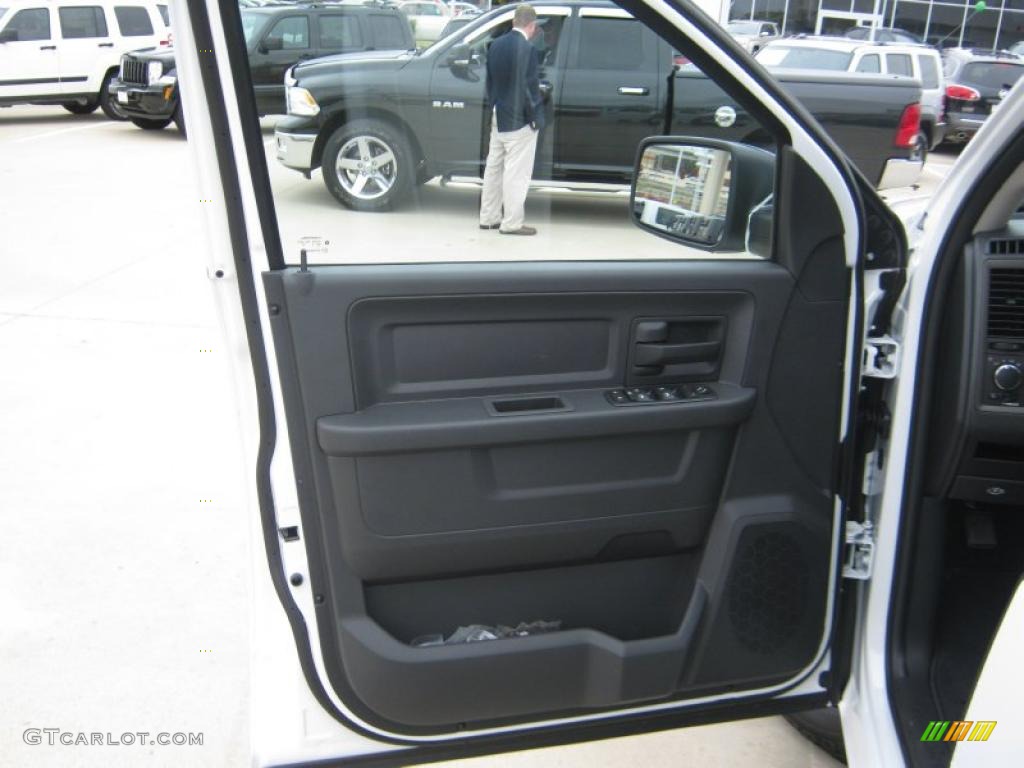 2011 Ram 1500 ST Quad Cab - Bright White / Dark Slate Gray/Medium Graystone photo #15