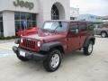 Deep Cherry Red - Wrangler Unlimited Sport 4x4 Photo No. 1