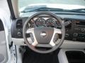 Light Titanium/Ebony Steering Wheel Photo for 2010 Chevrolet Silverado 2500HD #39899535