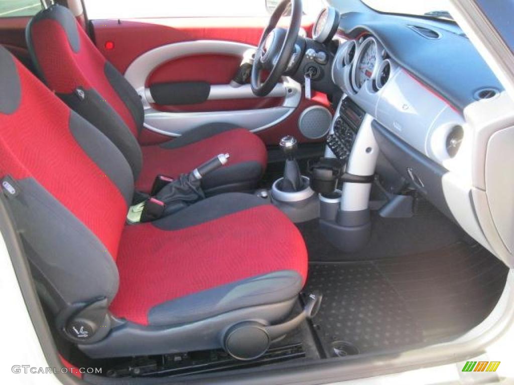 Tartan Red/Red Interior 2003 Mini Cooper Hardtop Photo #39899687