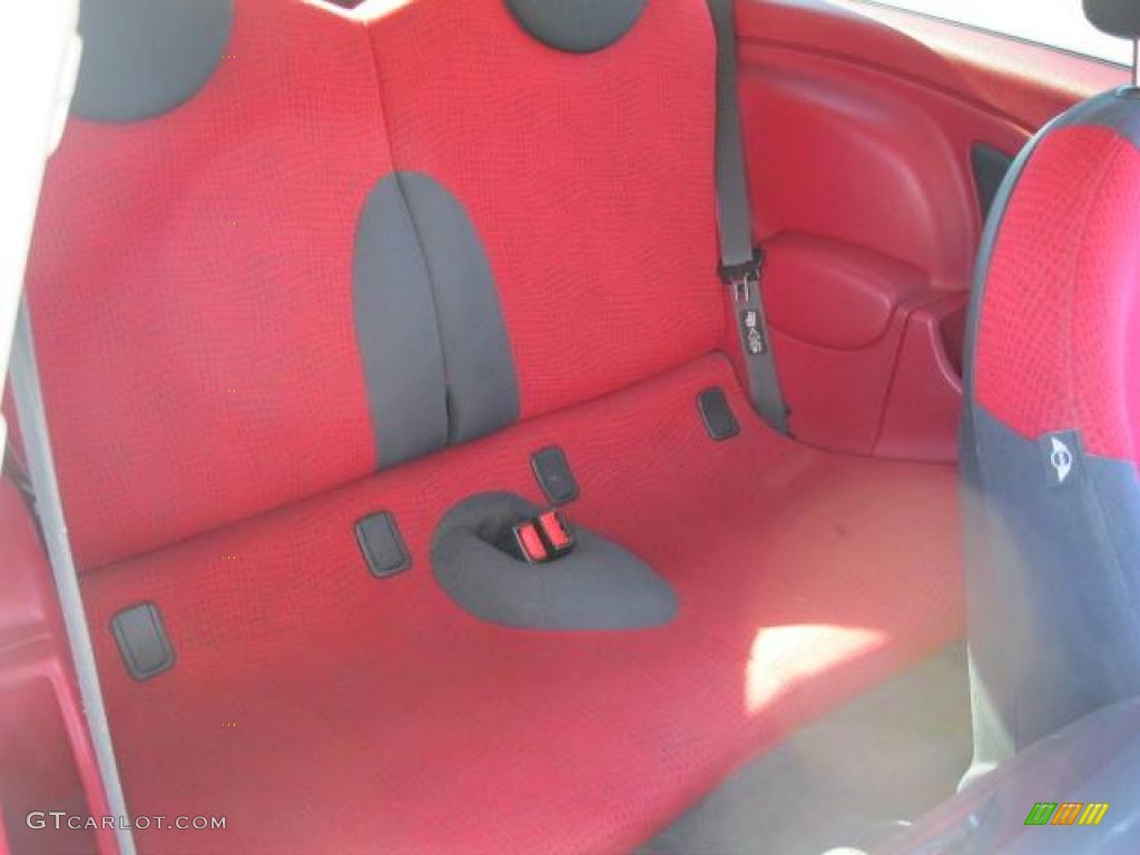 Tartan Red/Red Interior 2003 Mini Cooper Hardtop Photo #39899699