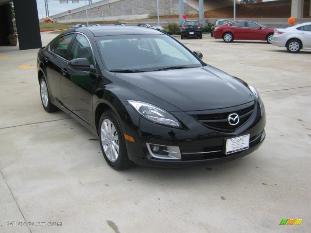 Ebony Black 2011 Mazda MAZDA6 i Touring Sedan Exterior Photo #39900111