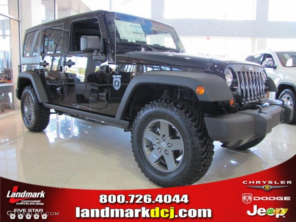 2011 Wrangler Unlimited Call of Duty: Black Ops Edition 4x4 - Black / Black photo #3