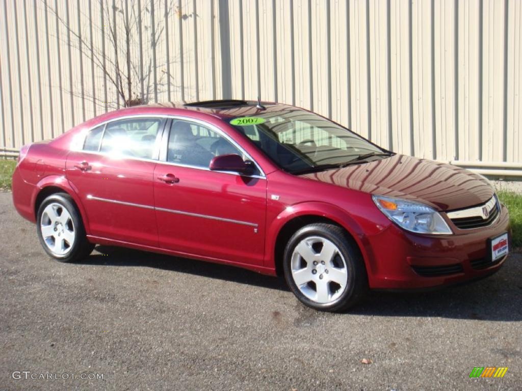 Berry Red 2007 Saturn Aura XE Exterior Photo 39901211