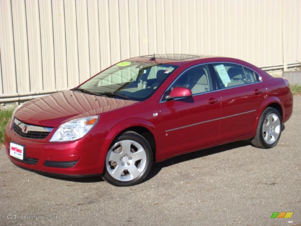Berry Red 2007 Saturn Aura XE Exterior Photo #39901227