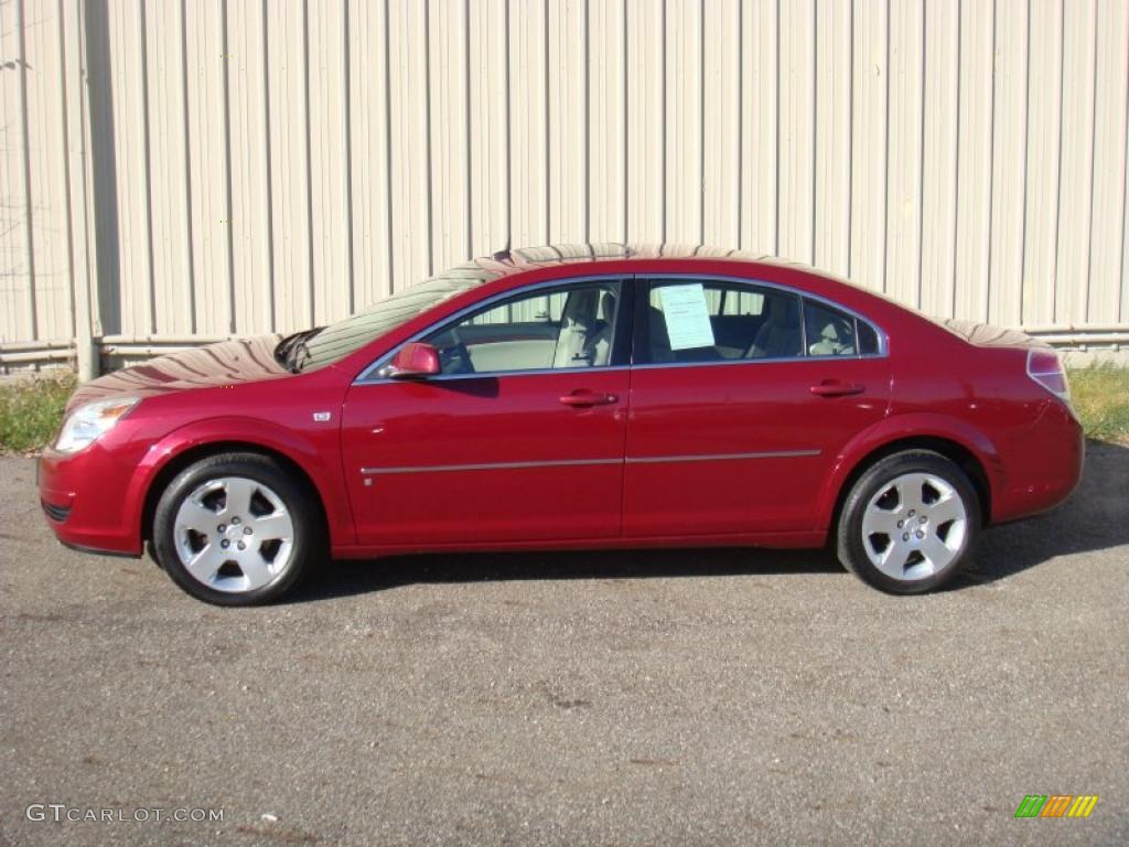 Berry Red 2007 Saturn Aura XE Exterior Photo #39901239