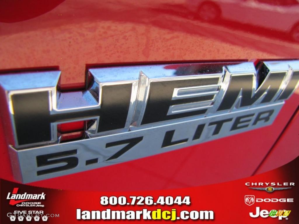 2011 Ram 1500 Sport R/T Regular Cab - Flame Red / Dark Slate Gray photo #6