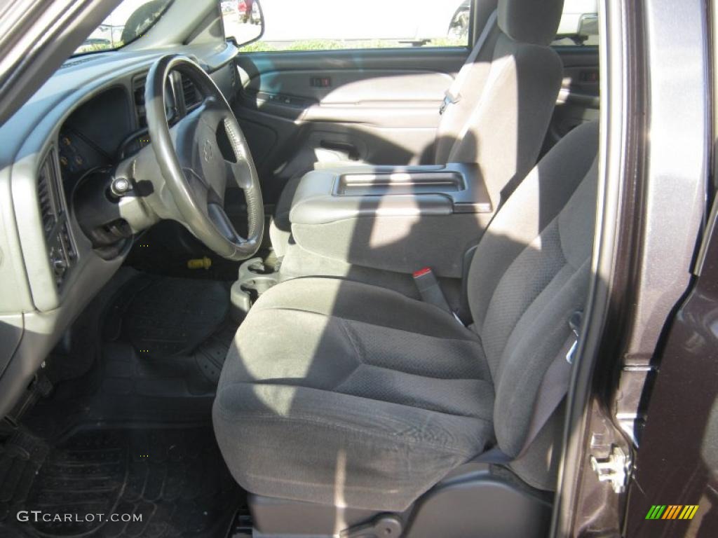 2005 Silverado 1500 LS Crew Cab - Dark Gray Metallic / Dark Charcoal photo #15