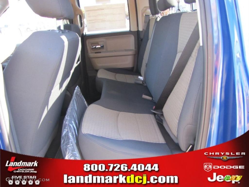 2011 Ram 1500 SLT Quad Cab - Deep Water Blue Pearl / Dark Slate Gray/Medium Graystone photo #7