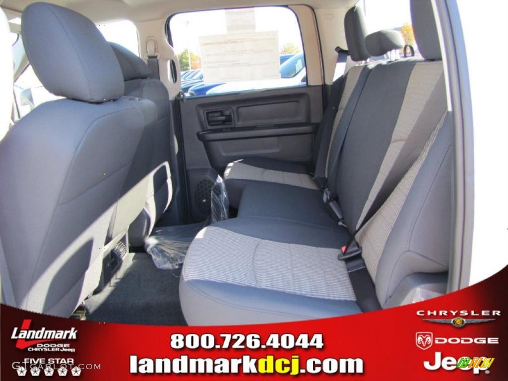 2011 Ram 1500 ST Crew Cab - Bright White / Dark Slate Gray/Medium Graystone photo #7