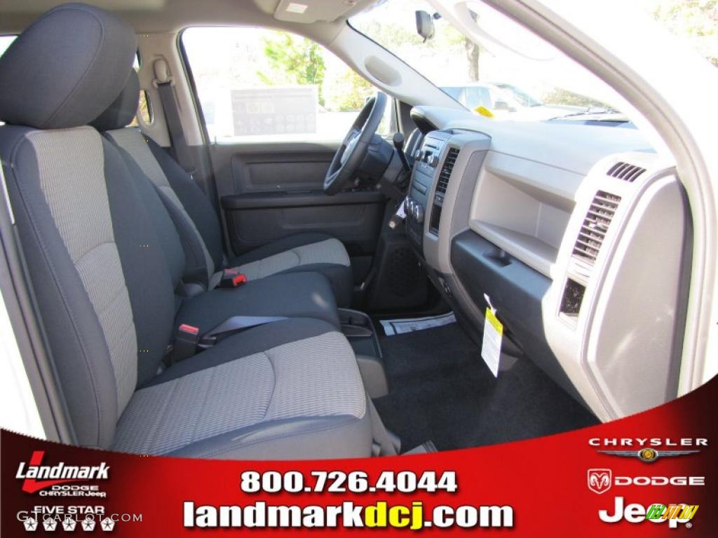 2011 Ram 1500 ST Crew Cab - Bright White / Dark Slate Gray/Medium Graystone photo #9
