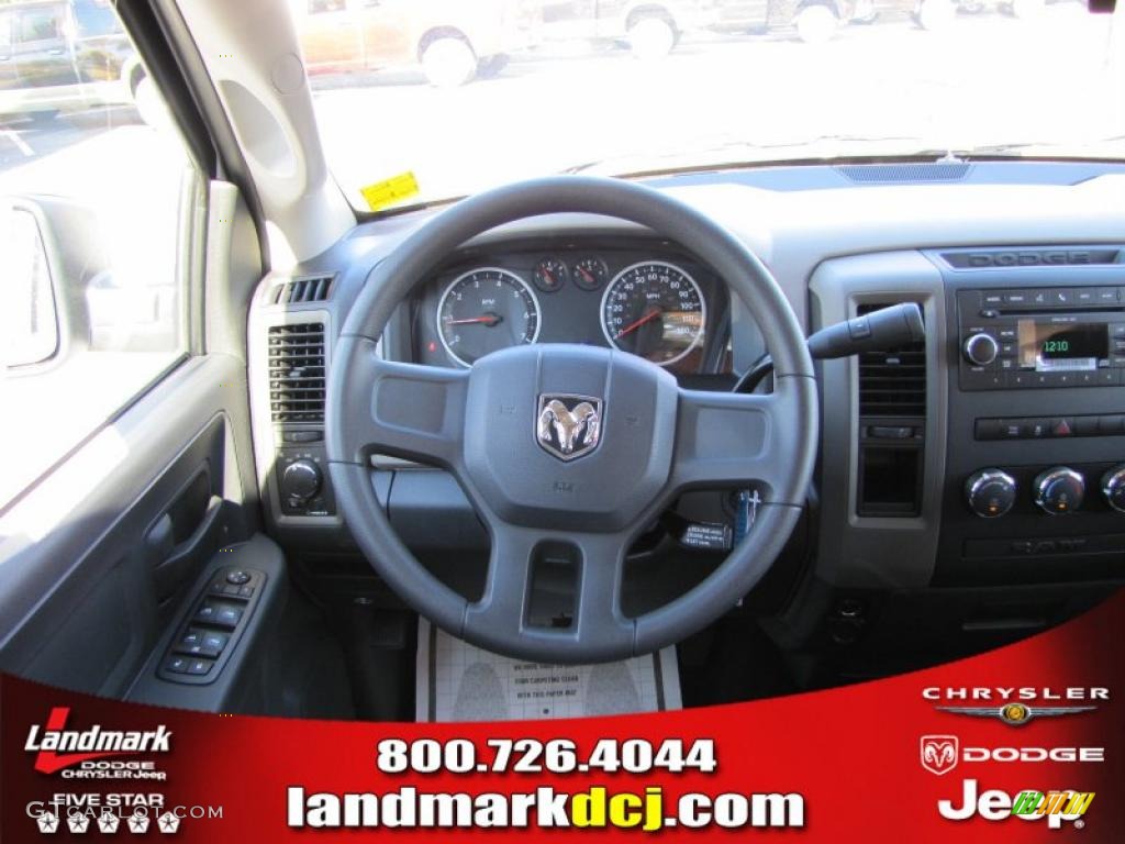 2011 Ram 1500 ST Crew Cab - Bright White / Dark Slate Gray/Medium Graystone photo #11