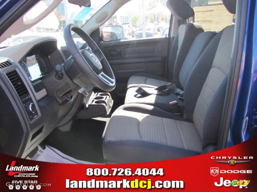 2011 Ram 1500 ST Quad Cab - Deep Water Blue Pearl / Dark Slate Gray/Medium Graystone photo #6