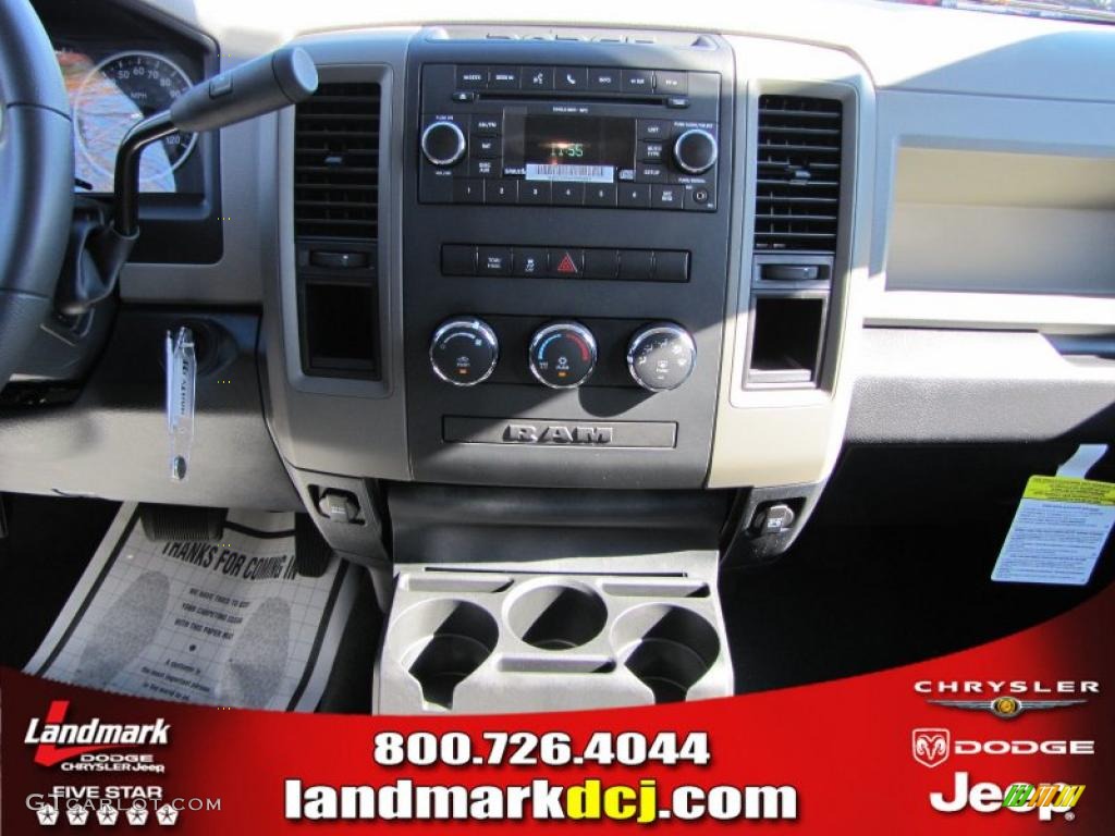 2011 Ram 1500 ST Quad Cab - Deep Water Blue Pearl / Dark Slate Gray/Medium Graystone photo #9