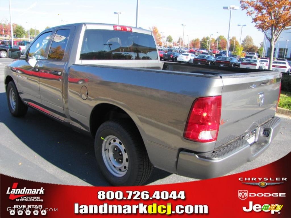 2011 Ram 1500 ST Quad Cab - Mineral Gray Metallic / Dark Slate Gray/Medium Graystone photo #2