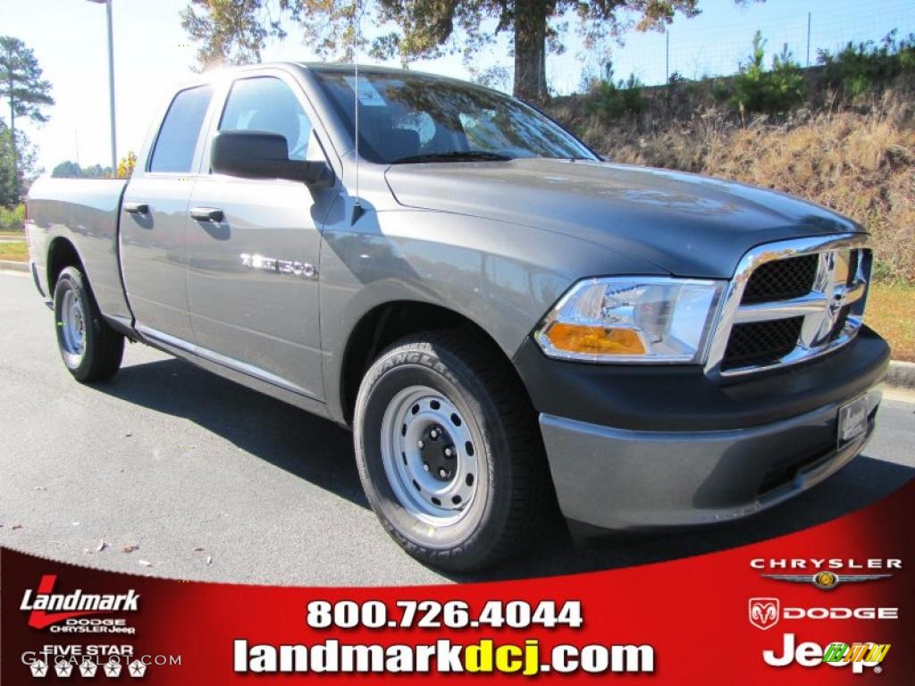 2011 Ram 1500 ST Quad Cab - Mineral Gray Metallic / Dark Slate Gray/Medium Graystone photo #4