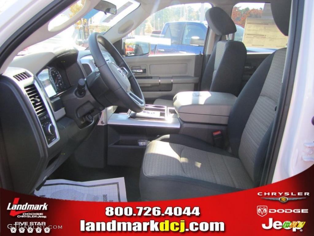 2011 Ram 1500 SLT Crew Cab - Bright White / Dark Slate Gray photo #6