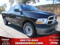 2011 Brilliant Black Crystal Pearl Dodge Ram 1500 ST Quad Cab  photo #4