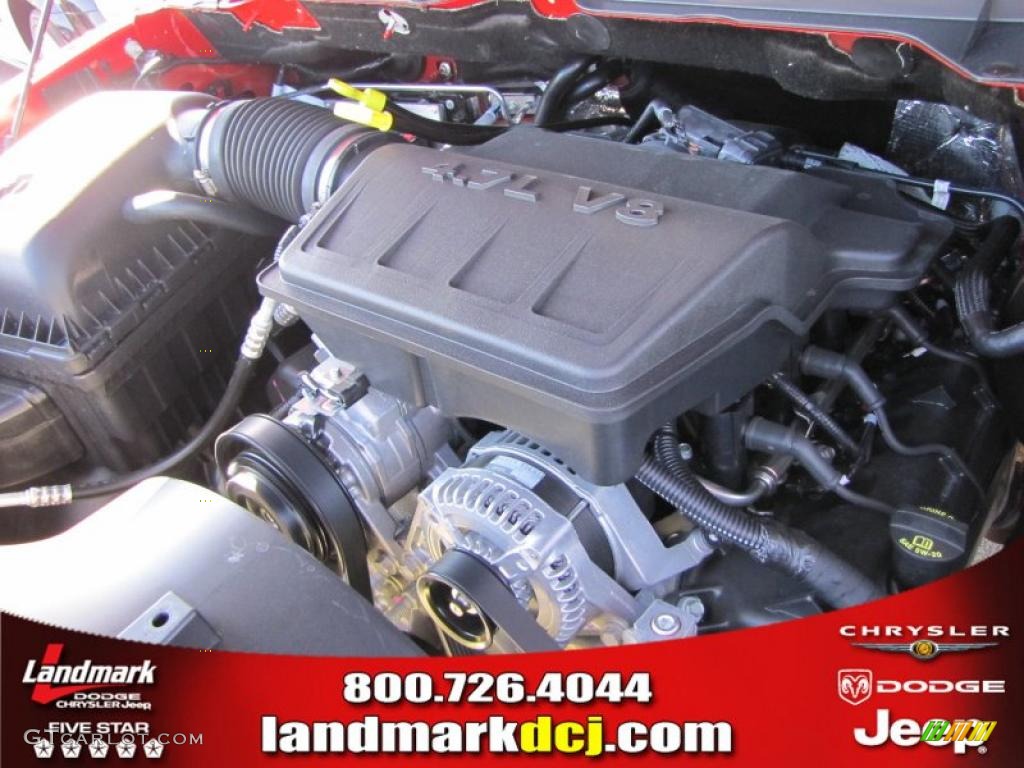 2011 Ram 1500 SLT Quad Cab - Flame Red / Dark Slate Gray/Medium Graystone photo #11