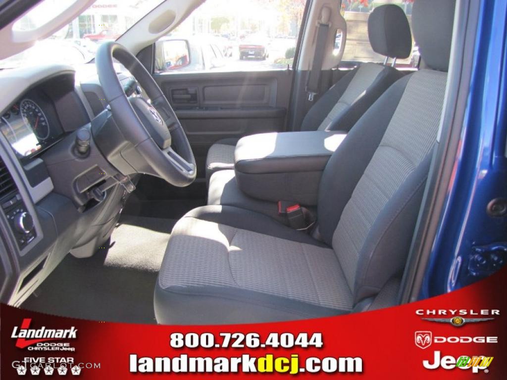 2011 Ram 1500 ST Quad Cab - Deep Water Blue Pearl / Dark Slate Gray/Medium Graystone photo #6