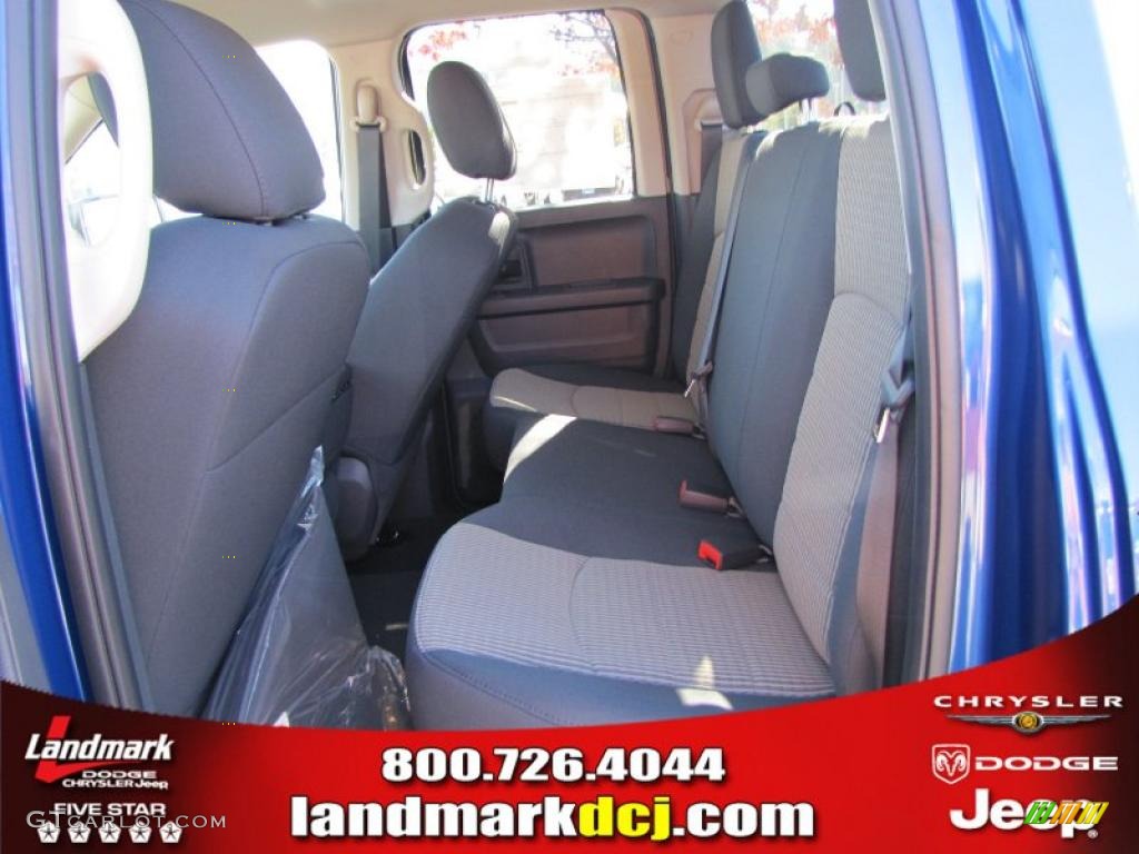 2011 Ram 1500 ST Quad Cab - Deep Water Blue Pearl / Dark Slate Gray/Medium Graystone photo #7