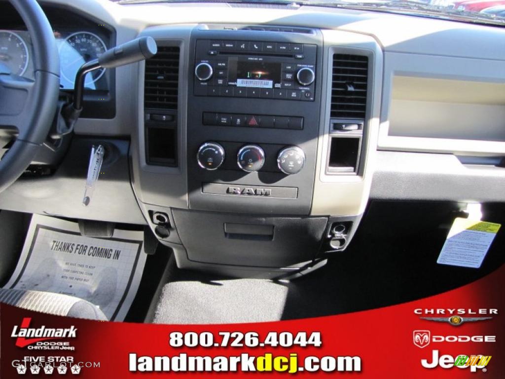 2011 Ram 1500 ST Quad Cab - Deep Water Blue Pearl / Dark Slate Gray/Medium Graystone photo #9