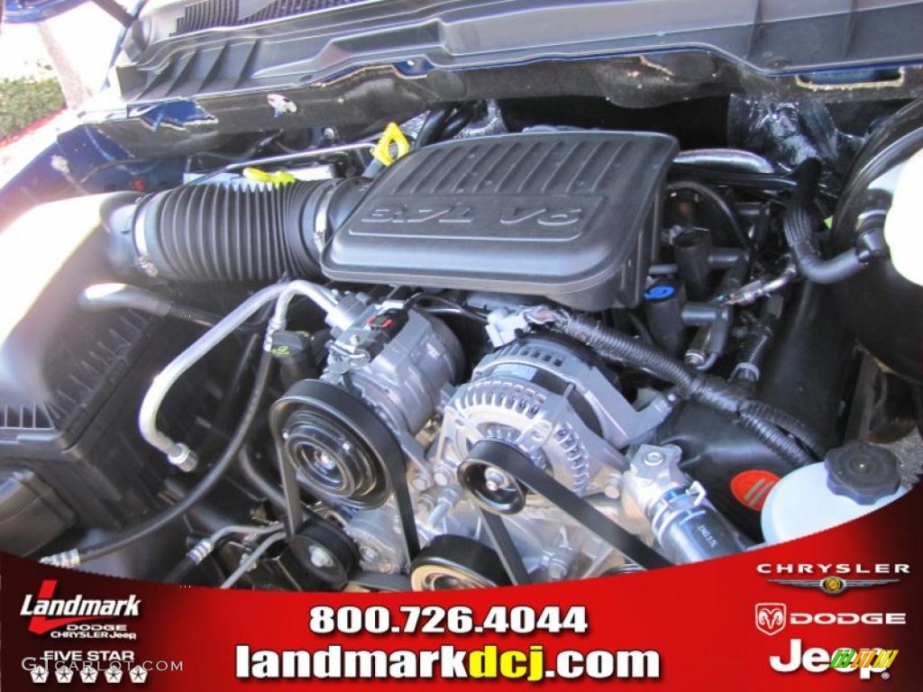 2011 Ram 1500 ST Quad Cab - Deep Water Blue Pearl / Dark Slate Gray/Medium Graystone photo #11