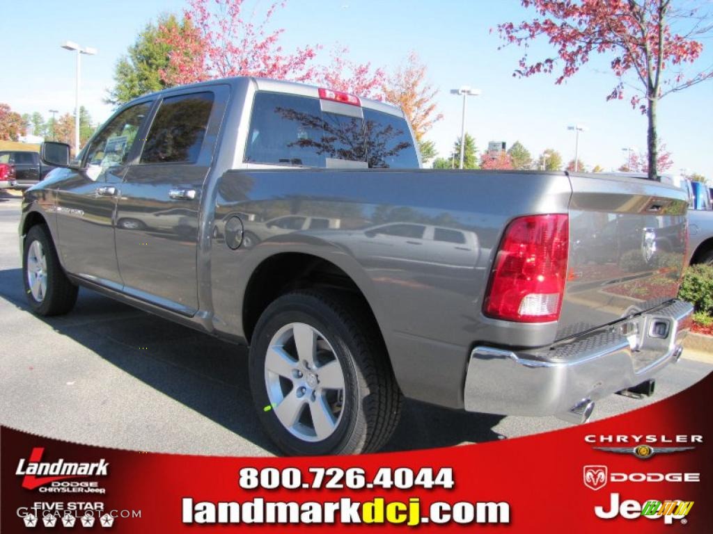 2011 Ram 1500 SLT Crew Cab - Mineral Gray Metallic / Dark Slate Gray/Medium Graystone photo #2