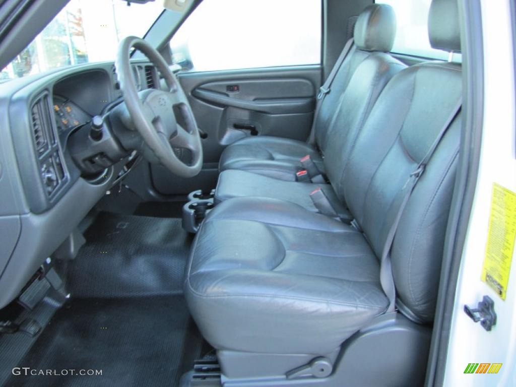 Dark Charcoal Interior 2004 Chevrolet Silverado 2500HD Regular Cab Chassis Photo #39904263