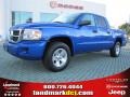 2008 Electric Blue Pearl Dodge Dakota SLT Crew Cab  photo #1