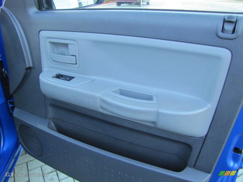 2008 Dodge Dakota SLT Crew Cab Dark Slate Gray/Medium Slate Gray Door Panel Photo #39904746