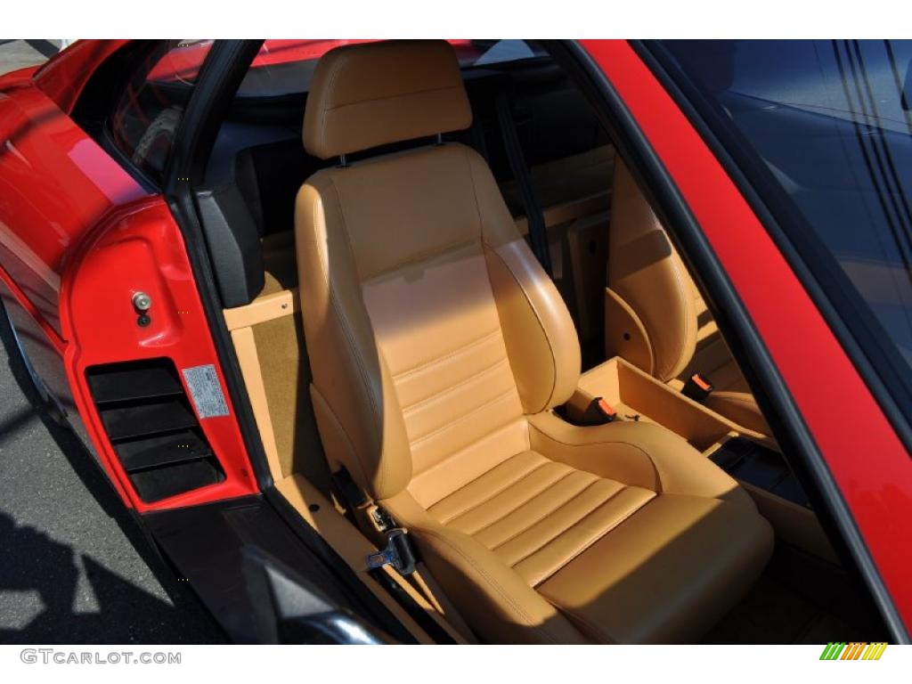 Tan Interior 1992 Ferrari 348 TS Photo #39904799
