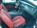 Brick Red Interior Photo for 2010 Ford Mustang #39905811