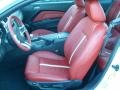 Brick Red 2010 Ford Mustang GT Premium Coupe Interior Color