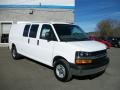 Summit White 2011 Chevrolet Express 3500 Cargo Van Exterior