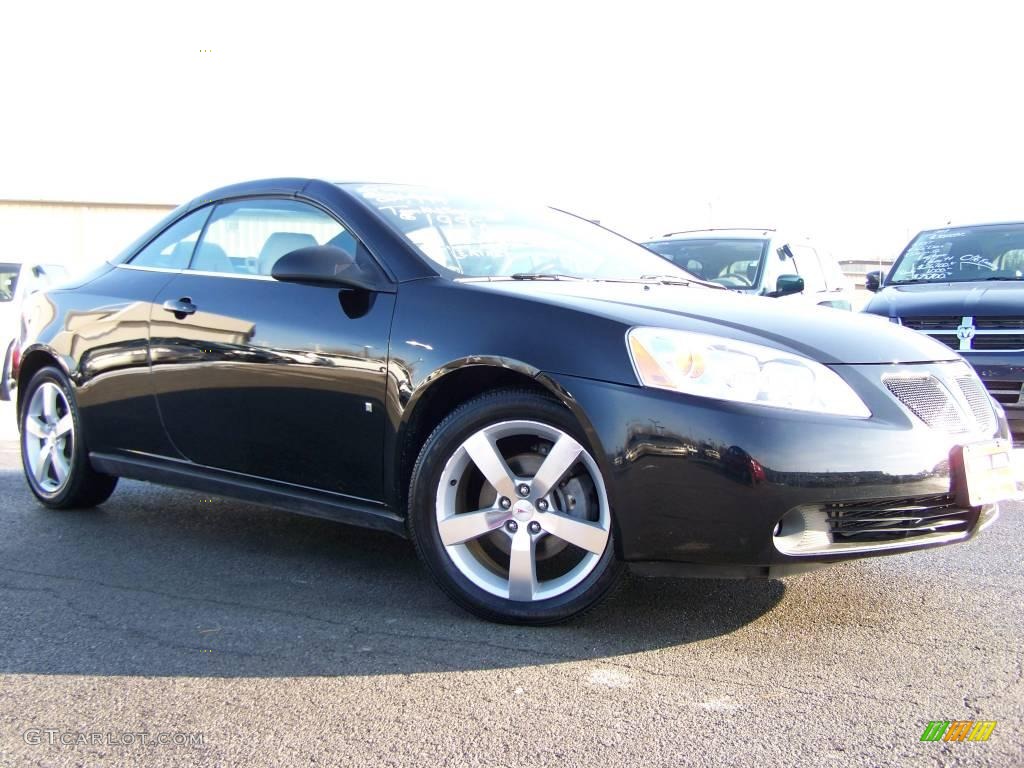 2007 G6 GT Convertible - Black / Light Taupe photo #8