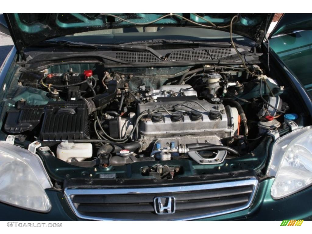 2000 Honda Civic EX Sedan 1.6 Liter SOHC 16-Valve 4 Cylinder Engine Photo #39909215