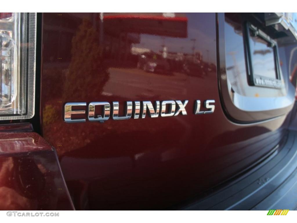 2007 Equinox LS - Deep Ruby Metallic / Dark Gray photo #4