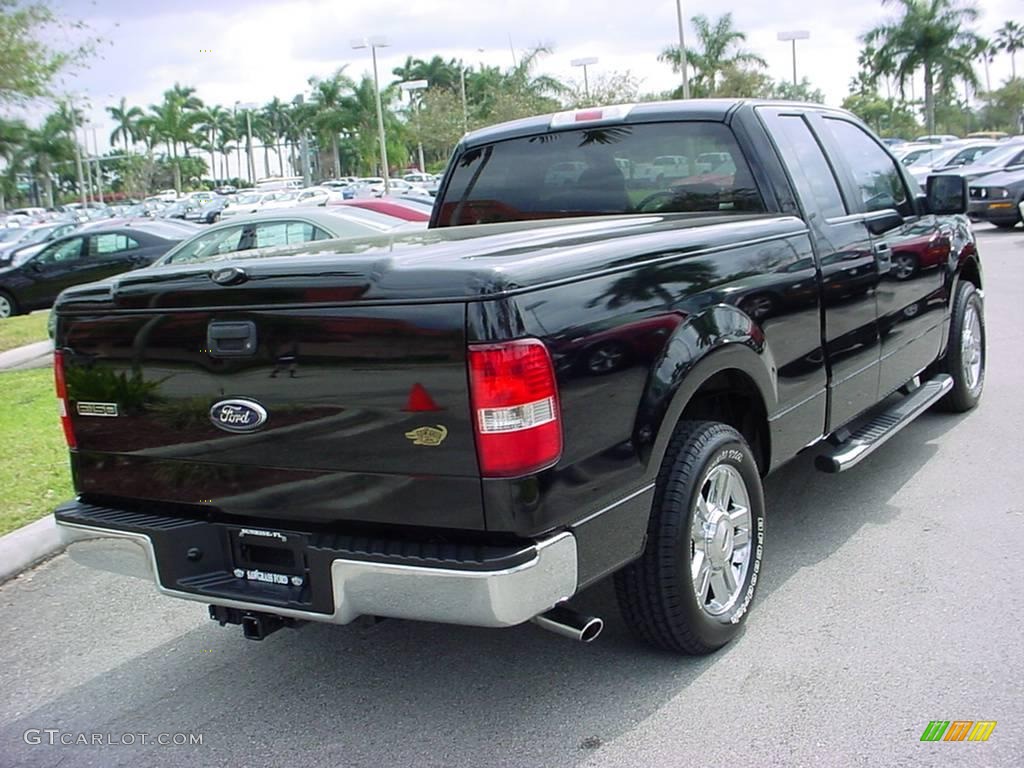 2006 F150 XLT SuperCab - Black / Tan photo #3