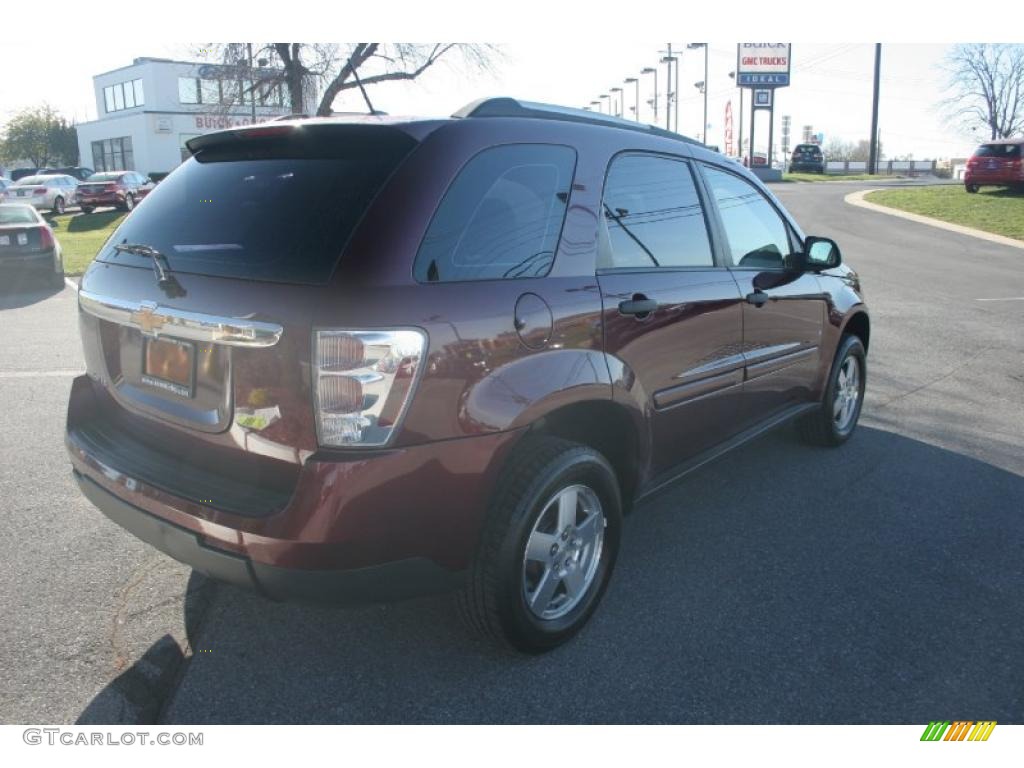 2007 Equinox LS - Deep Ruby Metallic / Dark Gray photo #5