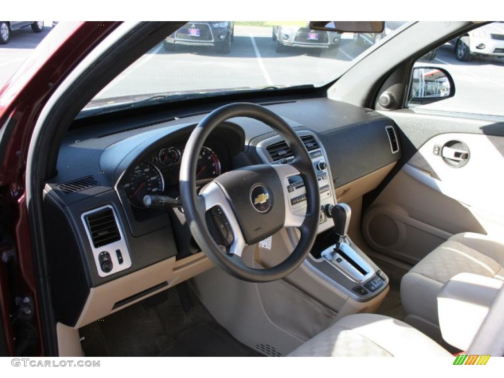 2007 Equinox LS - Deep Ruby Metallic / Dark Gray photo #8