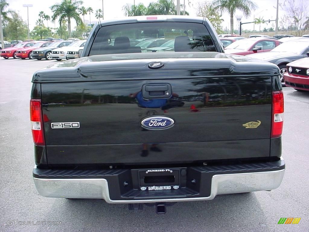 2006 F150 XLT SuperCab - Black / Tan photo #4