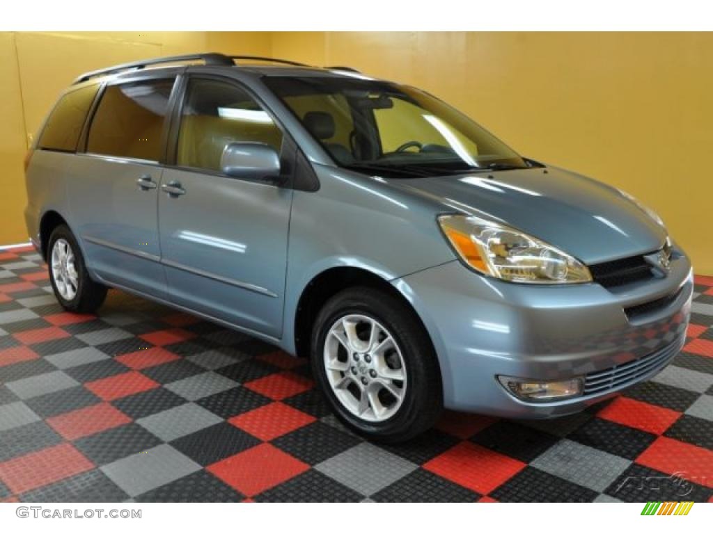 2004 Sienna XLE AWD - Blue Mirage Metallic / Stone Gray photo #1