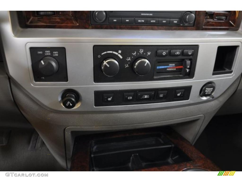 2008 Dodge Ram 2500 Laramie Mega Cab 4x4 Controls Photo #39910743