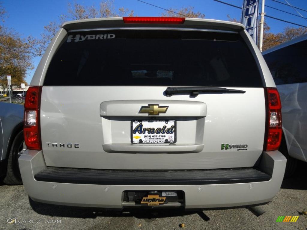 2009 Tahoe Hybrid 4x4 - Silver Birch Metallic / Ebony photo #4