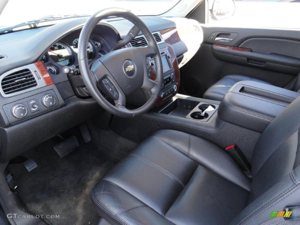 Ebony Interior 2009 Chevrolet Tahoe Hybrid 4x4 Photo #39912111
